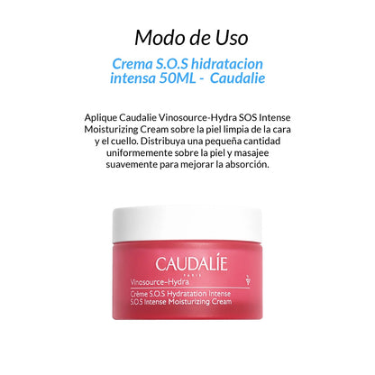 Crema S.O.S hidratacion intensa 50ML- Caudalie