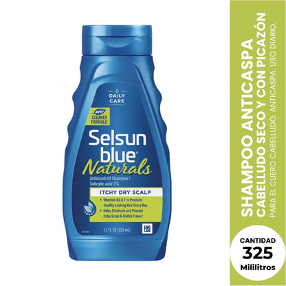 Shampoo Anticaspa Acido Salicílico 3% - Selsun Blue Naturals