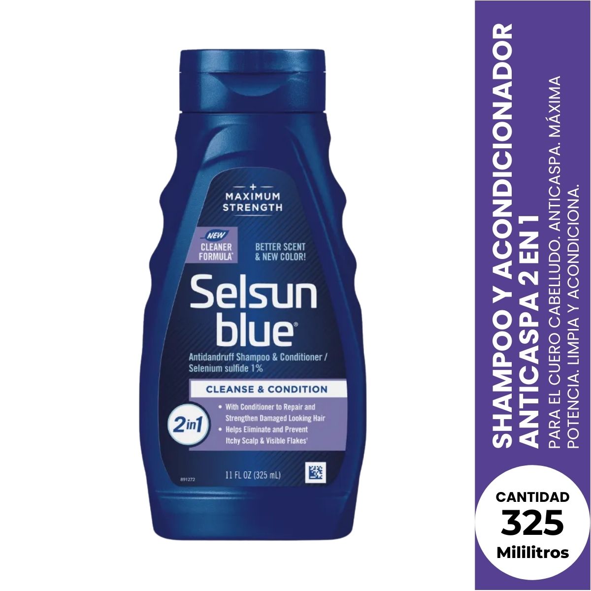 Shampoo Acondicionador Sulfuro de selenio 1% Selsun Blue