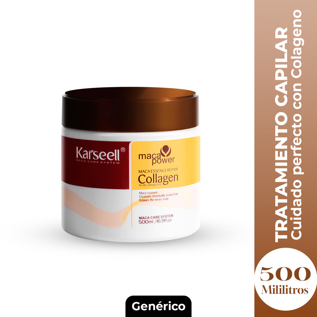 Mascarilla Capilar De Colágeno 500ml - Karseell