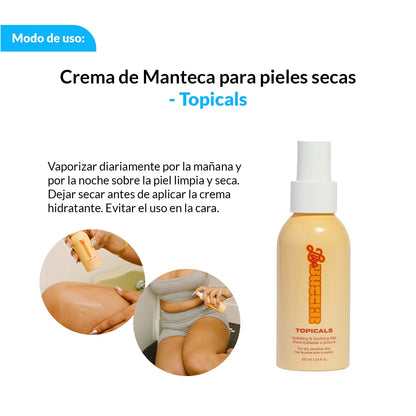 Crema de Manteca para pieles secas - Topicals