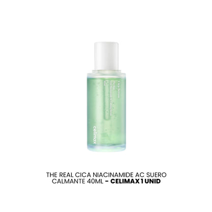 The Real Cica Niacinamide AC Suero calmante 40ml - celimax