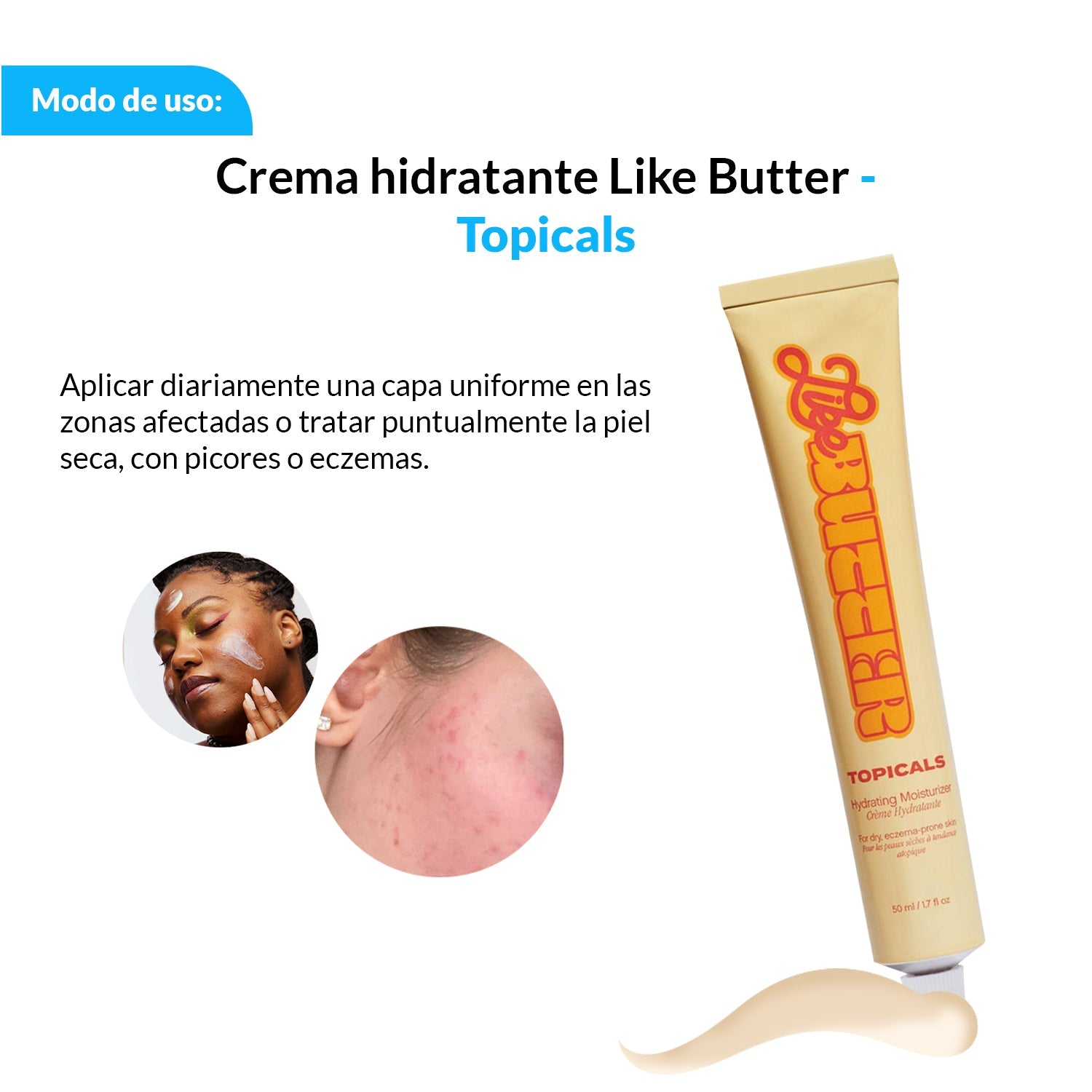 Crema hidratante Like Butter - topicals