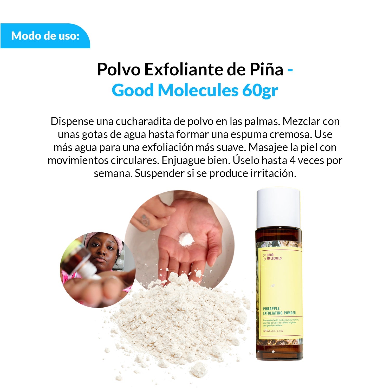 Polvo Exfoliante de Piña - Good Molecules