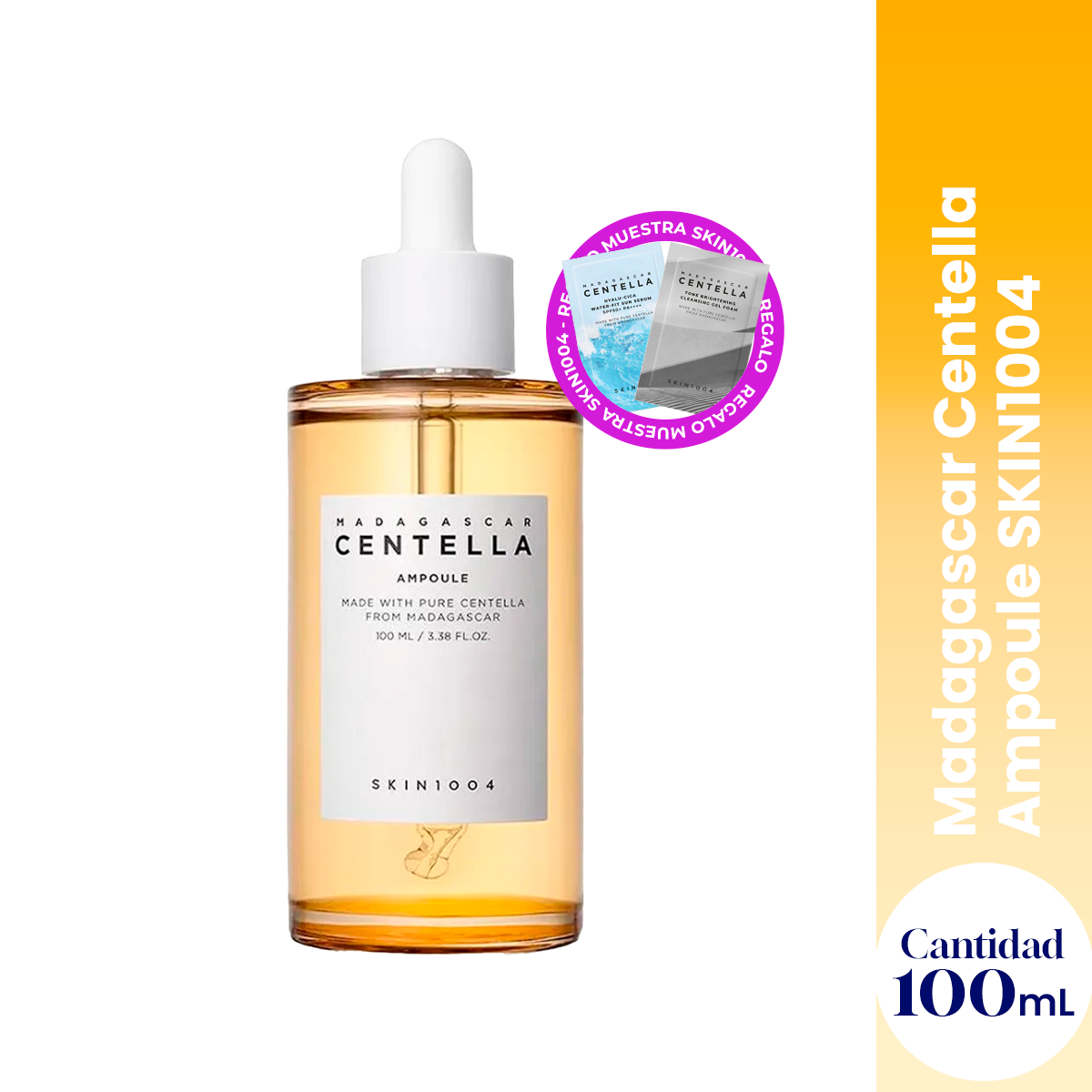Madagascar Centella Ampoule 100 ml – SKIN1004 + REGALO MINI SACHETS