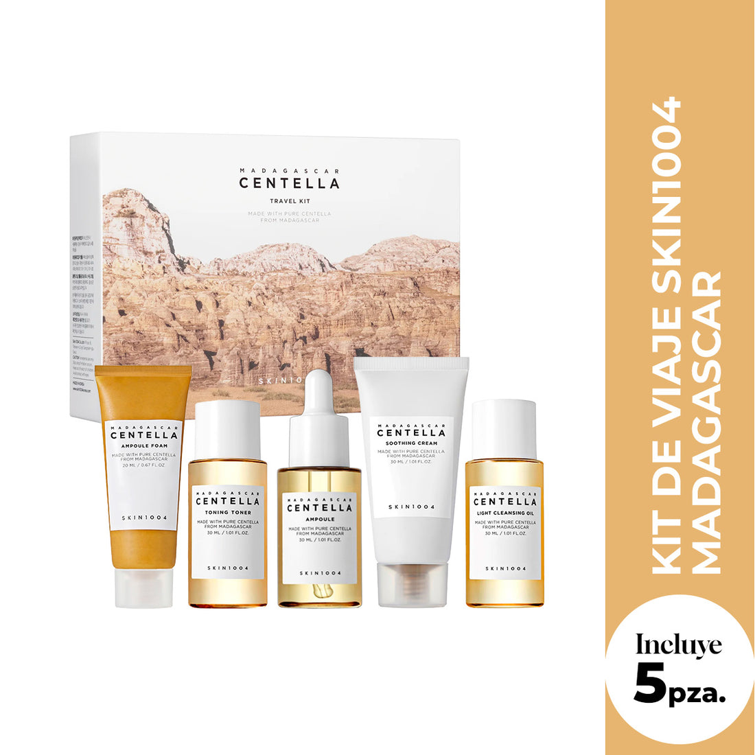 KIT DE VIAJE MADAGASCAR CENTELLA - SKIN1004