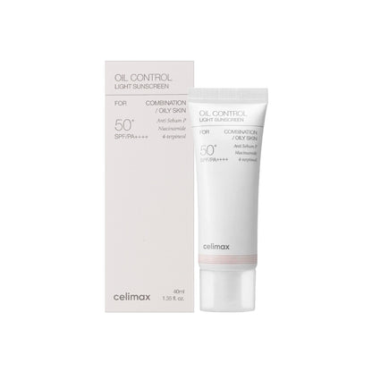 Oil Control Light Sunscreen Spf50+ Pa++++ 40ml - Celimax