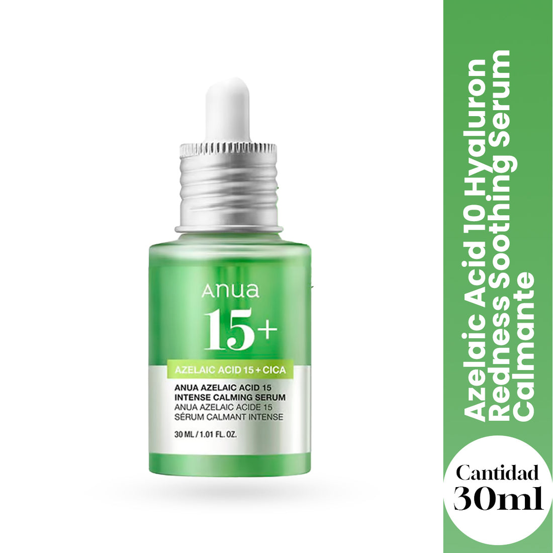 Anua Sérum – Reducción de Enrojecimiento – Azelaic Acid 15 + Cica 30ml