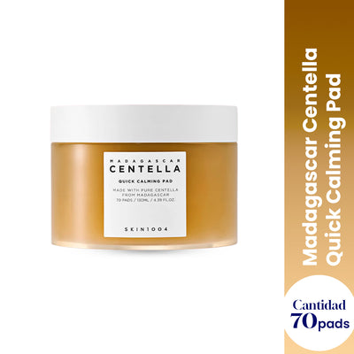 SKIN1004 – PADS FACIALES CALMANTES – MADAGASCAR CENTELLA QUICK CALMING PAD 70 PADS