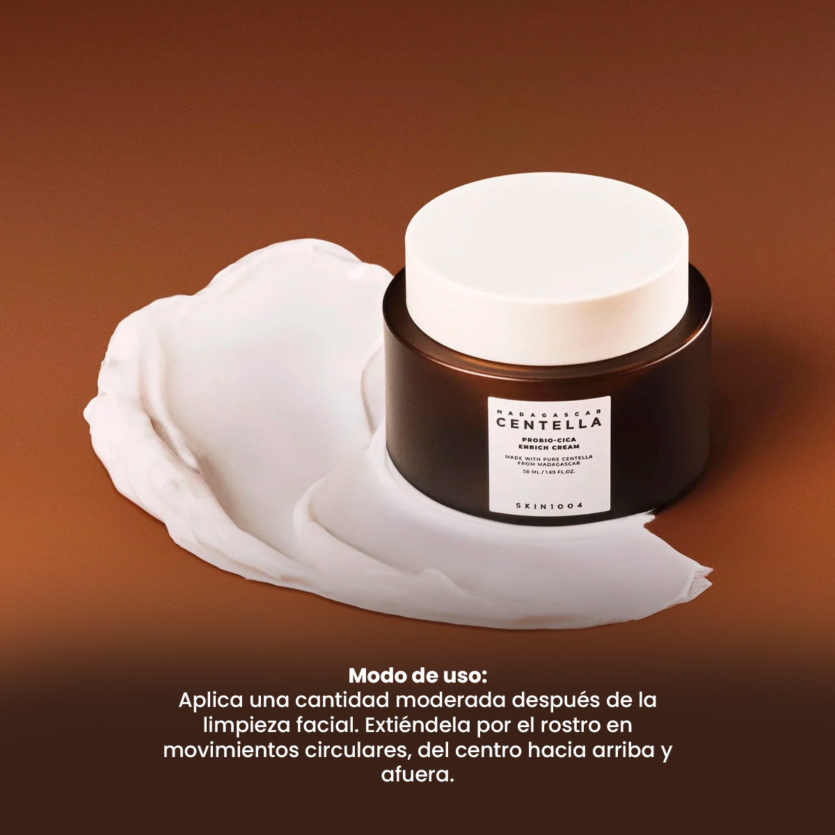 SKIN1004 – CREMA FACIAL NUTRITIVA Y REPARADORA – MADAGASCAR CENTELLA PROBIO-CICA ENRICH CREAM – 50ML