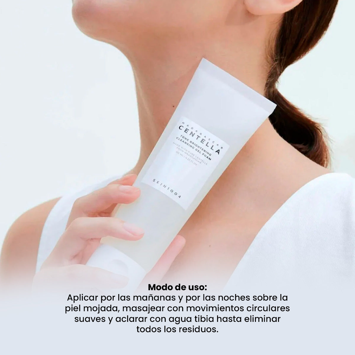 SKIN1004 – LIMPIADOR FACIAL ILUMINADOR – MADAGASCAR CENTELLA TONE BRIGHTENING CLEANSING GEL FOAM – 125ML