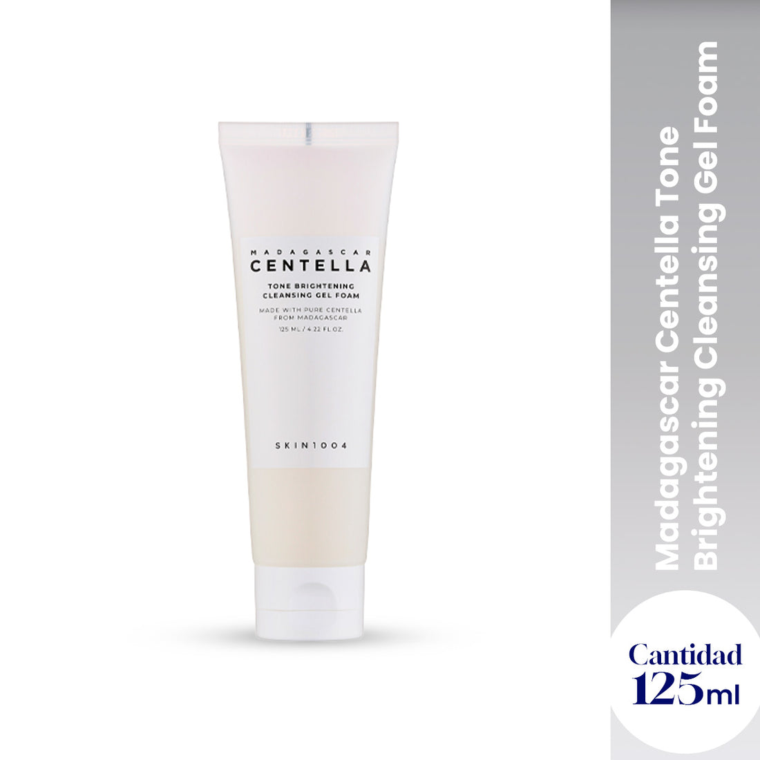 SKIN1004 – LIMPIADOR FACIAL ILUMINADOR – MADAGASCAR CENTELLA TONE BRIGHTENING CLEANSING GEL FOAM – 125ML
