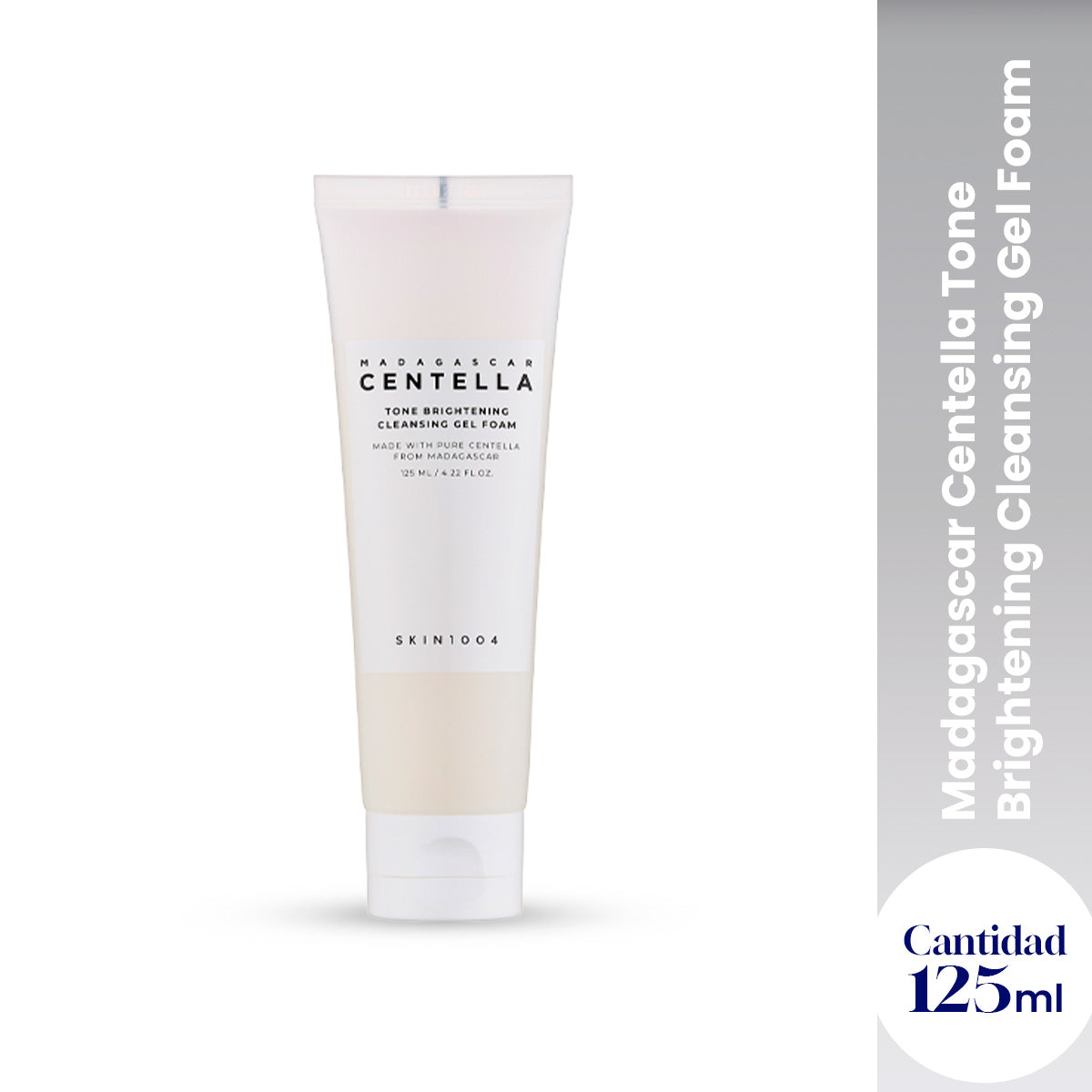 SKIN1004 – LIMPIADOR FACIAL ILUMINADOR – MADAGASCAR CENTELLA TONE BRIGHTENING CLEANSING GEL FOAM – 125ML