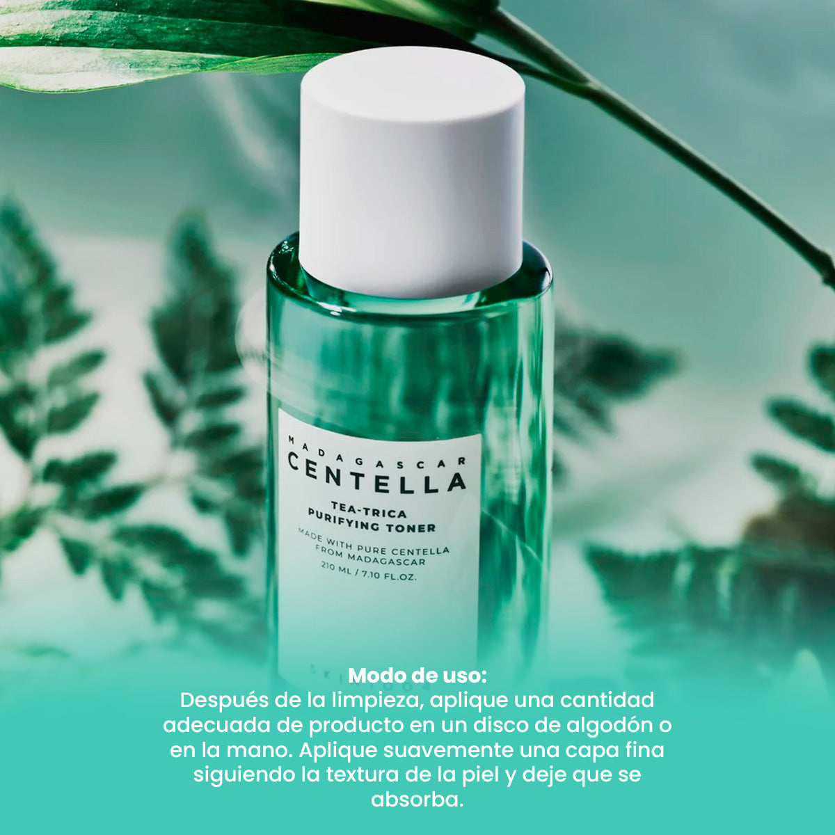 SKIN1004 – TÓNICO FACIAL PURIFICANTE – MADAGASCAR CENTELLA TEA-TRICA PURIFYING TONER – 210ML