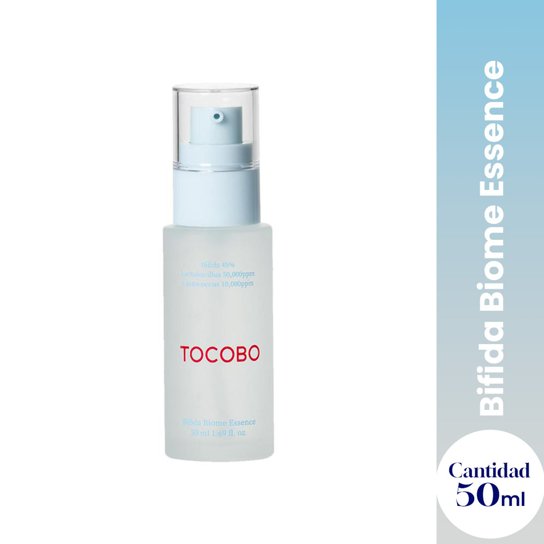 TOCOBO - Esencia hidratante - Repara barrera y mejora elasticidad - Bifida Biome Essence 50 ml