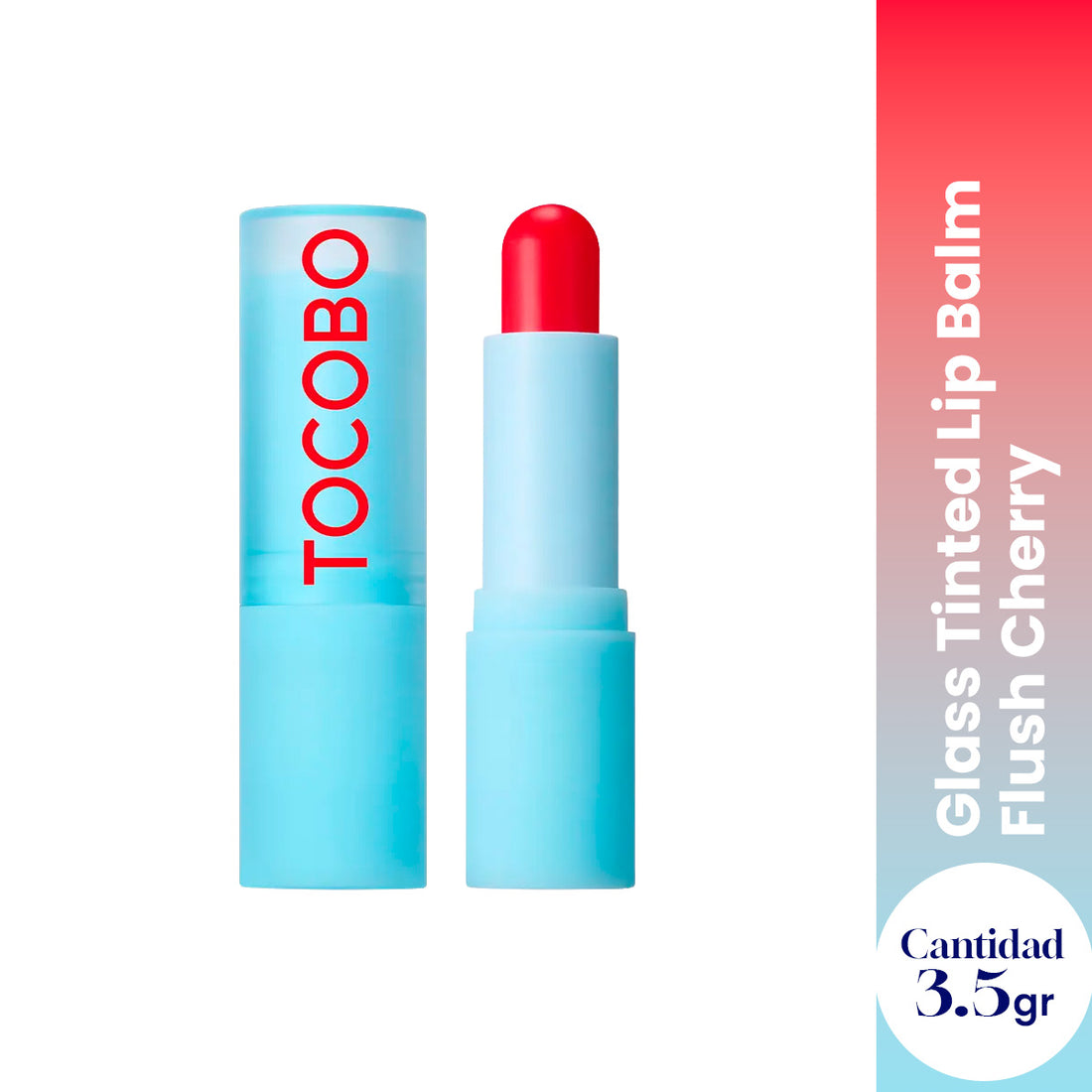 TOCOBO – Bálsamo Labial Hidratante con Color – Glass Tinted Lip Balm Flush Cherry 3.5gr