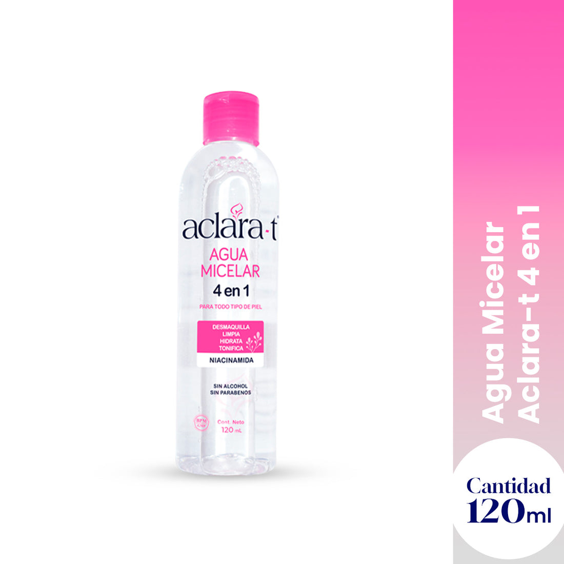 Agua Micelar 4EN1 Aclara-T 120 gr - LA COOPER