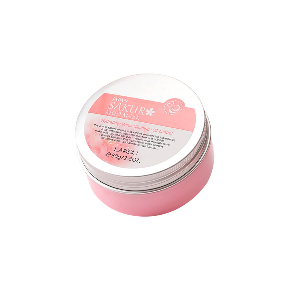 Laikou Máscara Facial Hidratante – Limpieza Profunda y Suavidad – Sakura 80g