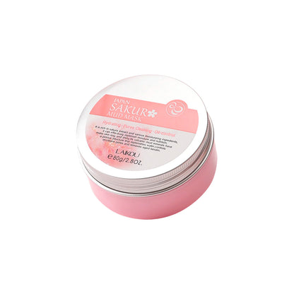 Laikou Máscara Facial Hidratante – Limpieza Profunda y Suavidad – Sakura 80g