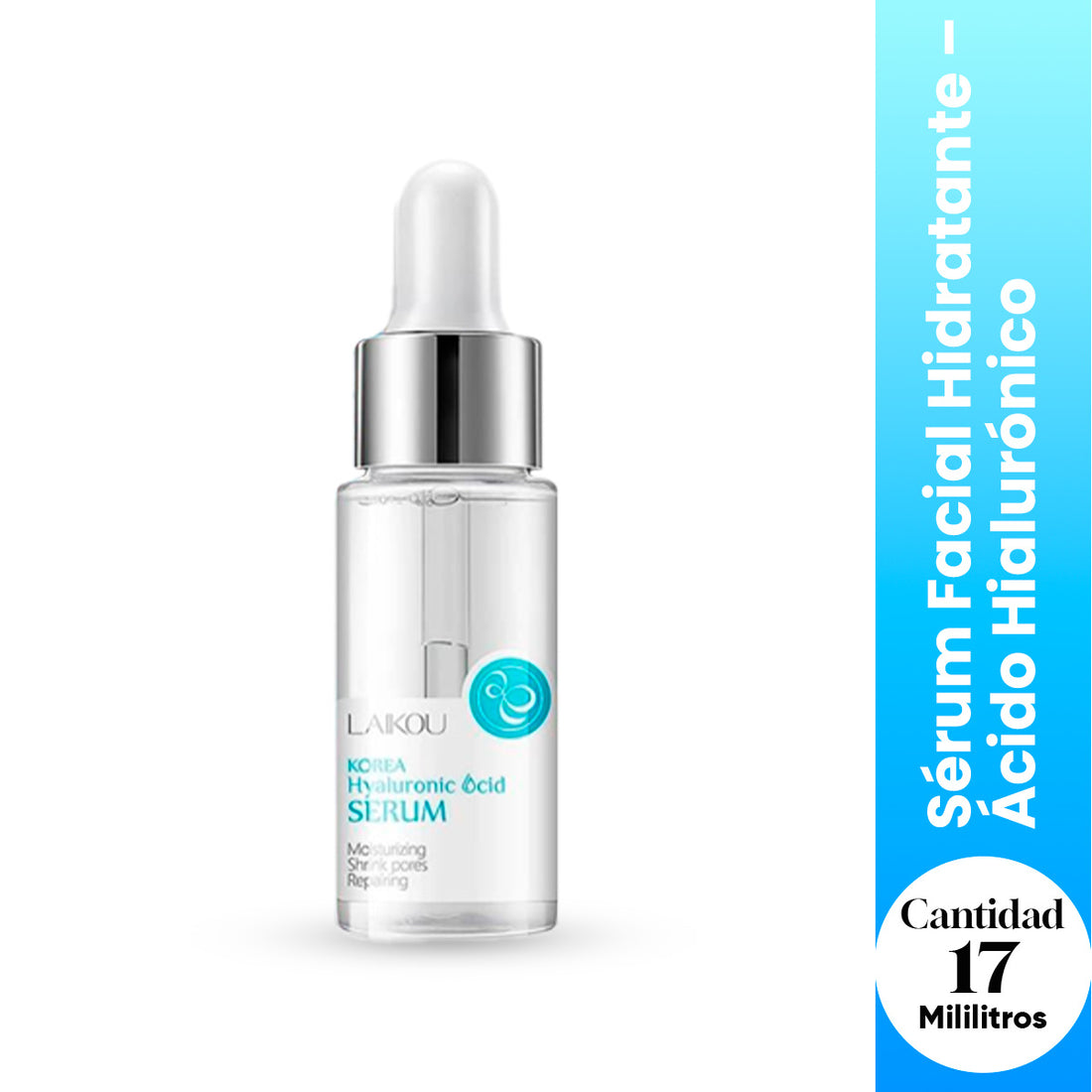 LAIKOU Sérum Facial Hidratante – Ácido Hialurónico – 17ml