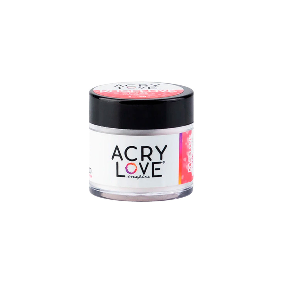 Polvos Acrílicos Acrylove Rose Love Pink 56g