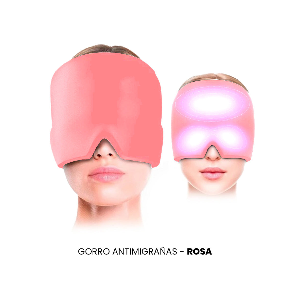 GORRO ANTIMIGRAÑAS ROSADO