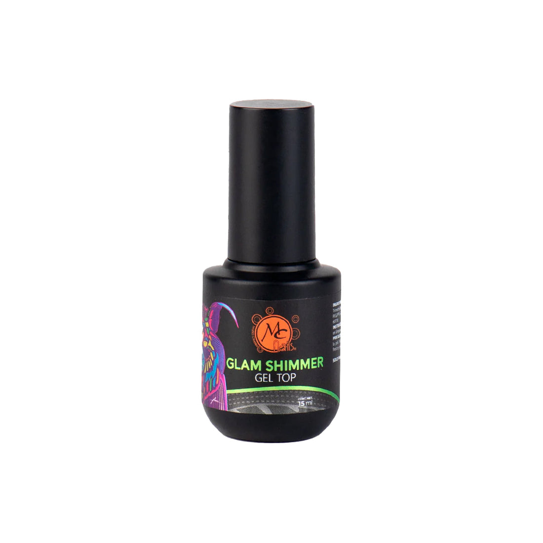Gel Top Glam Shimmer 15ml - MC NAILS