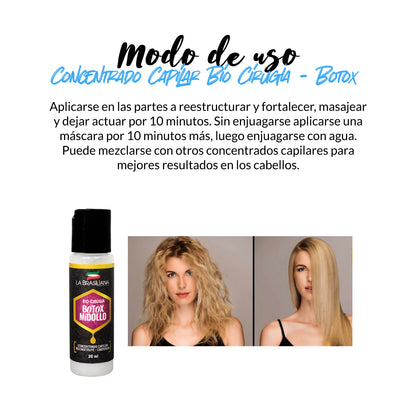 Concentrado Capilar Bio Cirugia - Botox Midollo 30g - La Brasiliana