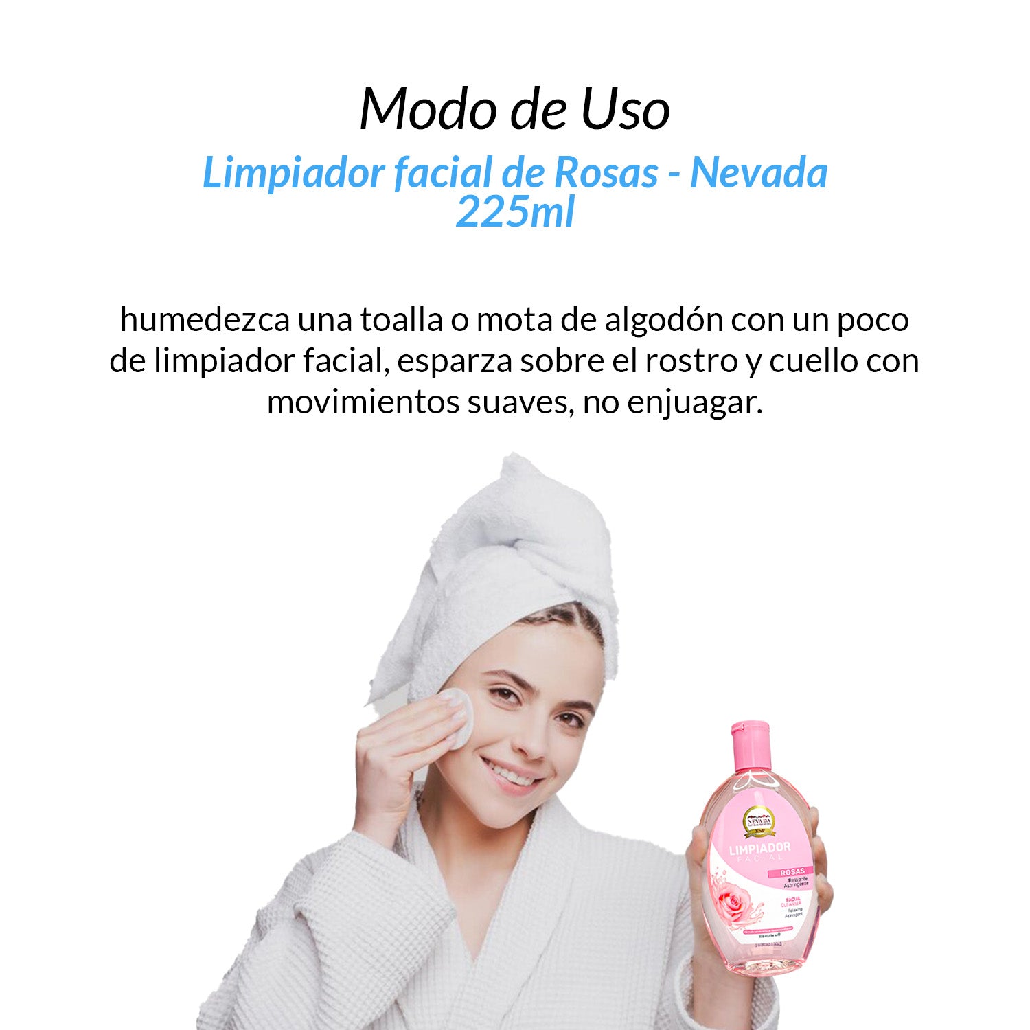 Combo de Rosas Exfoliante - Fruit of the wokali + Limpiador y crema facial - Nevada