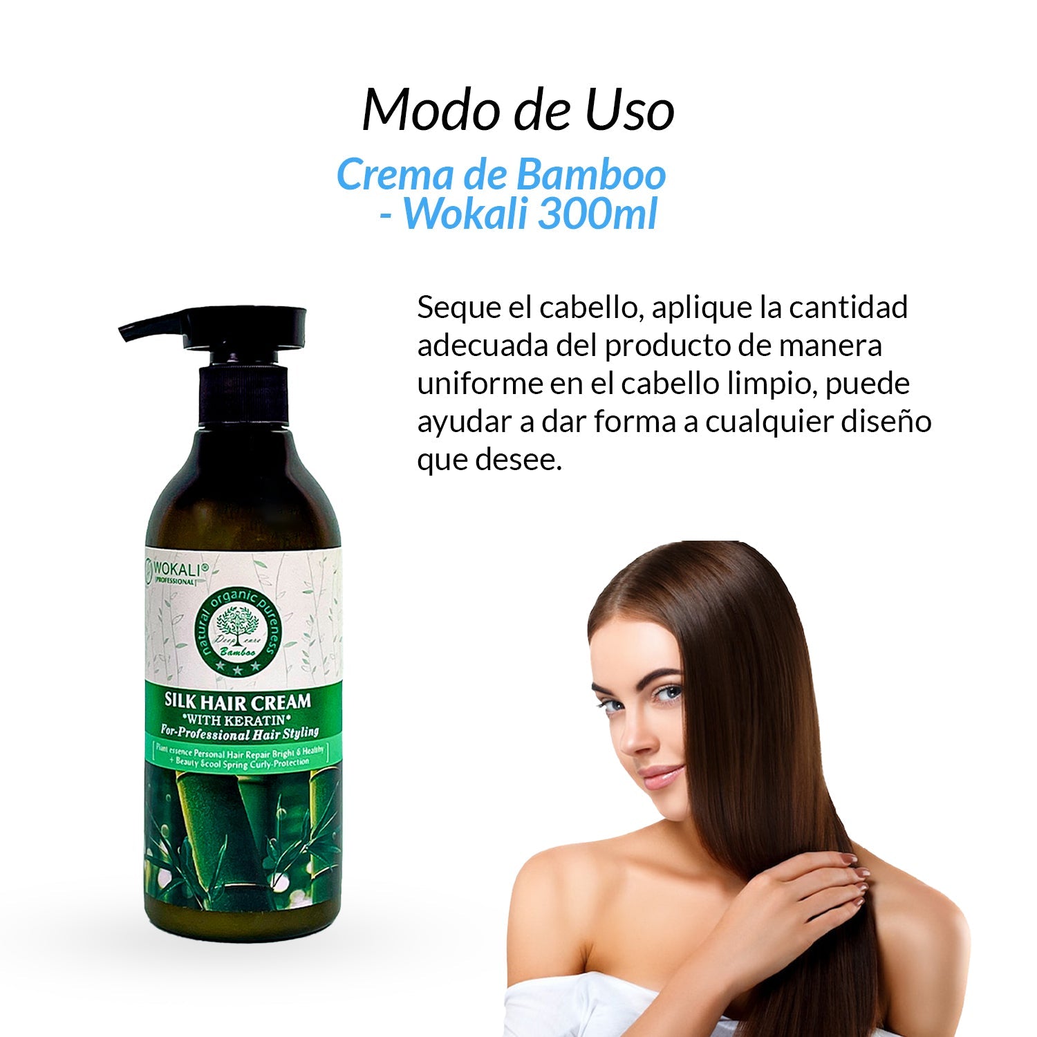 Crema de Bamboo 300ml - Wokali