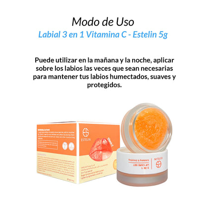 labial 3 en 1 Vitamina C 5g – Estelin