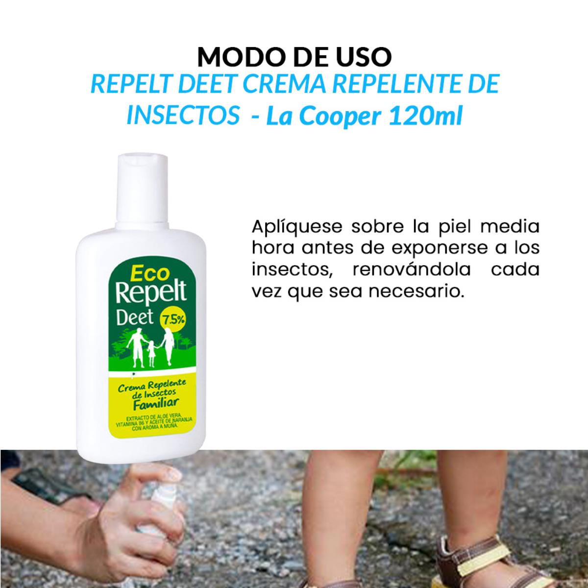 Repelt Deet Crema 120g - La Cooper