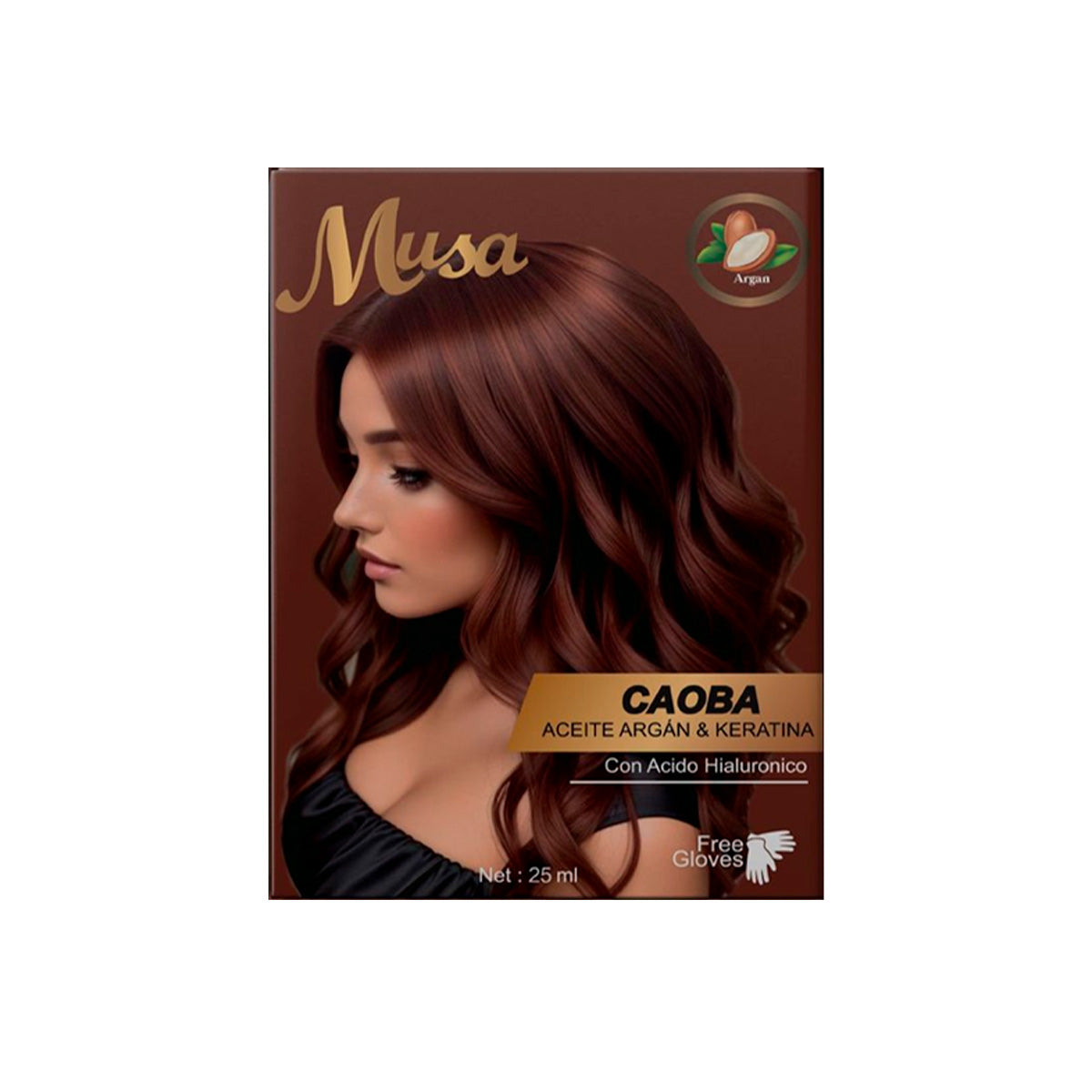 Shampoo Tinte Caoba 4.43 25mlx10 en Sachets - Musa