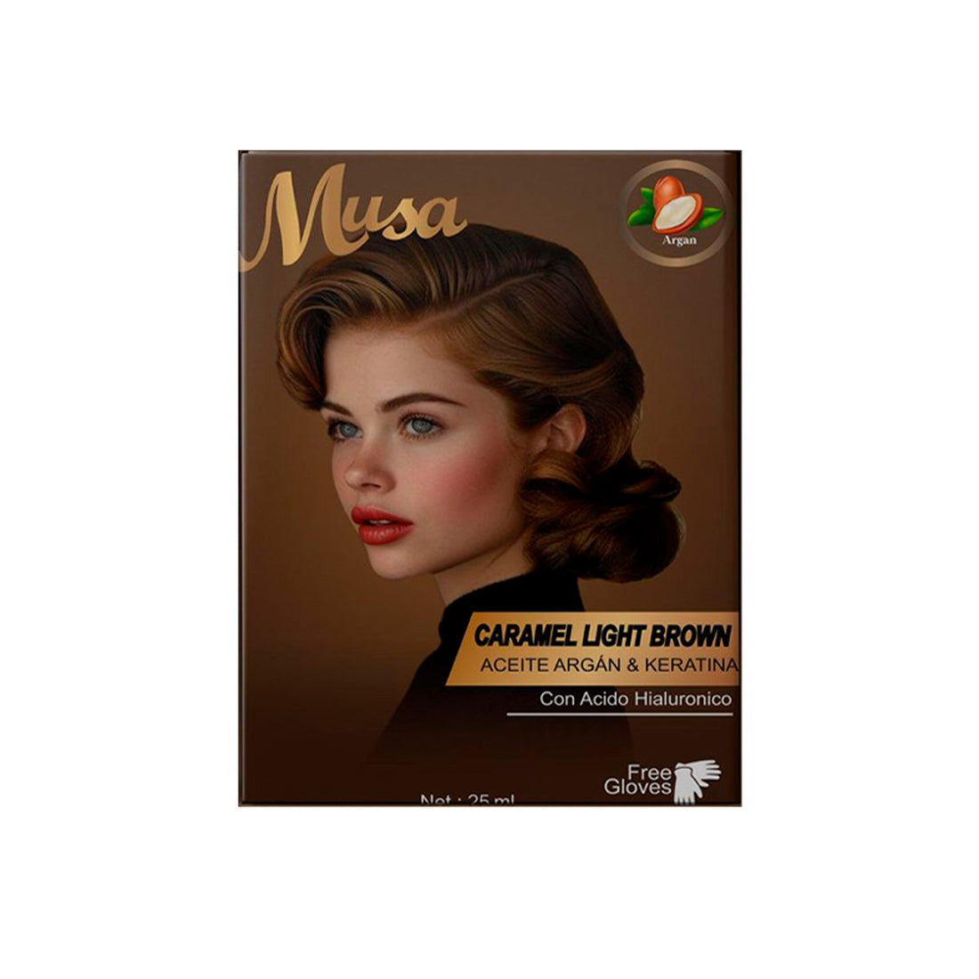 Shampoo Tinte Caramelo 8.11 25mlx10 en Sachets - Musa