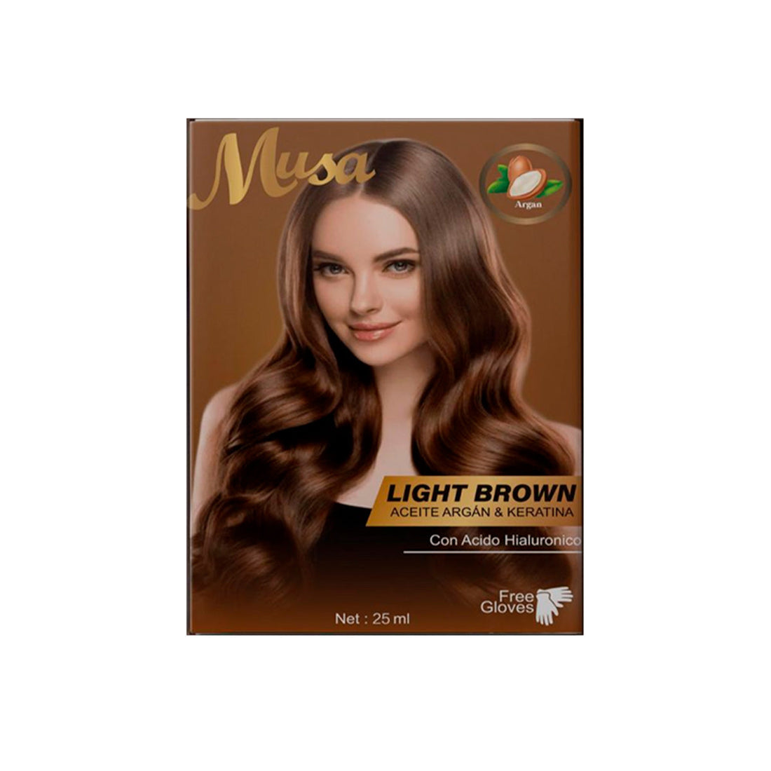 Shampoo Tinte Marron Claro 5N 25mlx10 en Sachets - Musa