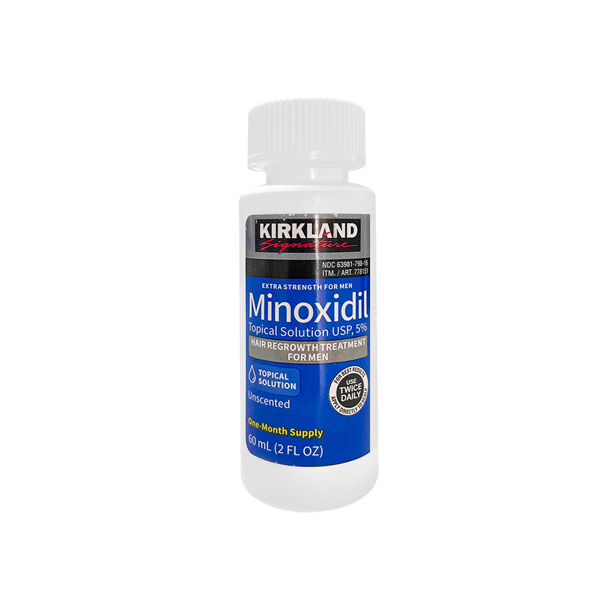 Minoxidil liquido kirkland + Biotina Natrol Beauty 5,000 mcg