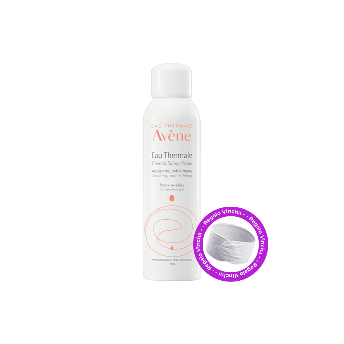 Agua Termal Avène 150ml + Vincha de Regalo