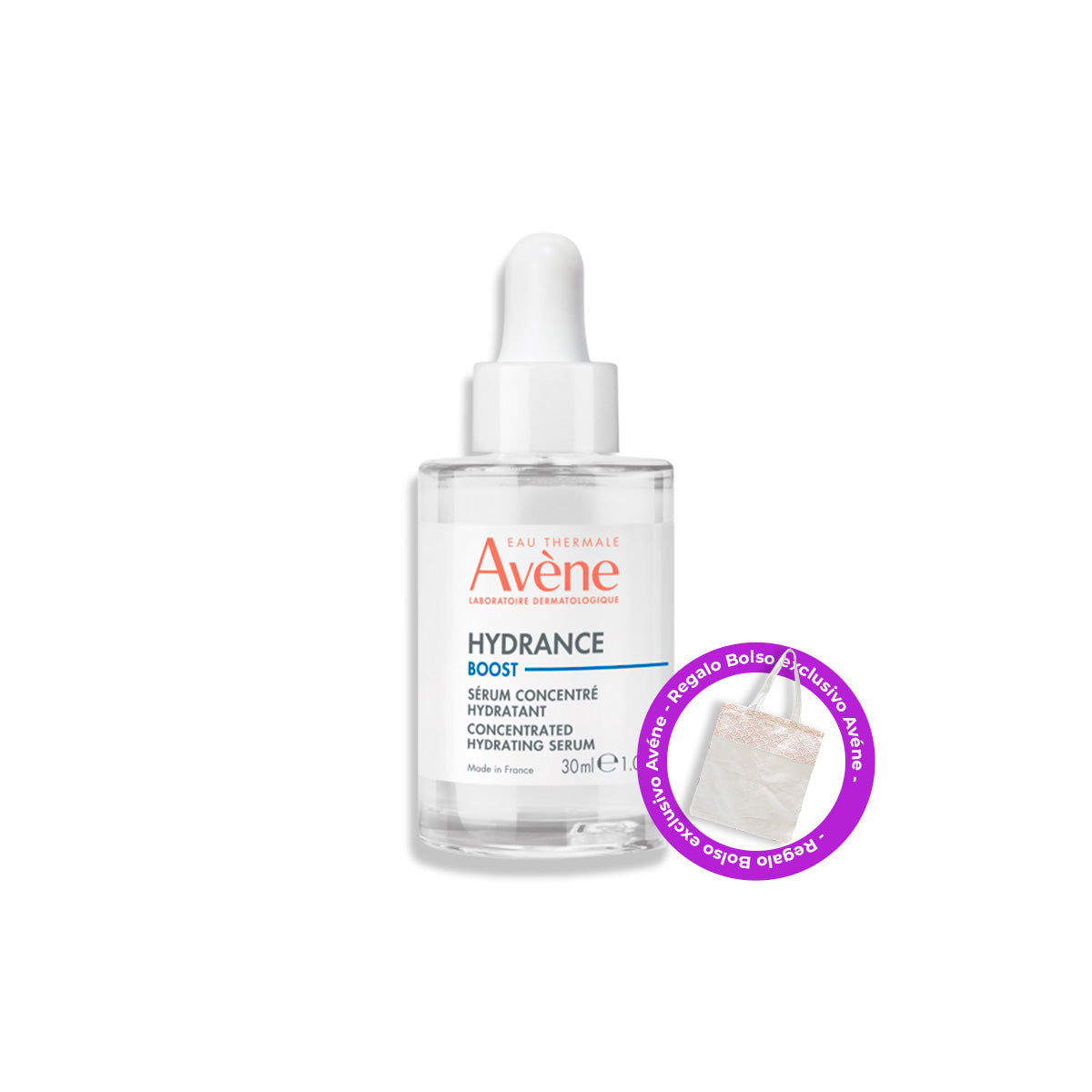 Avène HYDRANCE BOOST SERUM CONCENTRE 30 ML + Bolsa grande Regalo