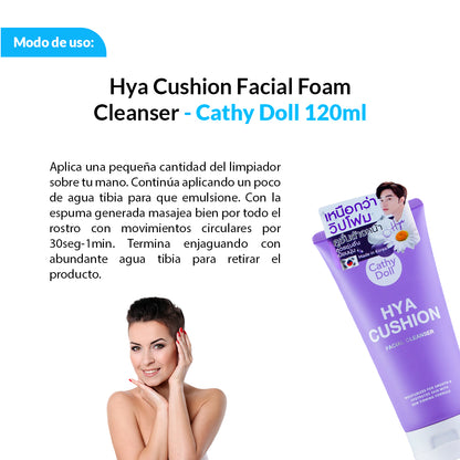 Limpiador facial en espuma Hya Cushion -  Cathy Doll