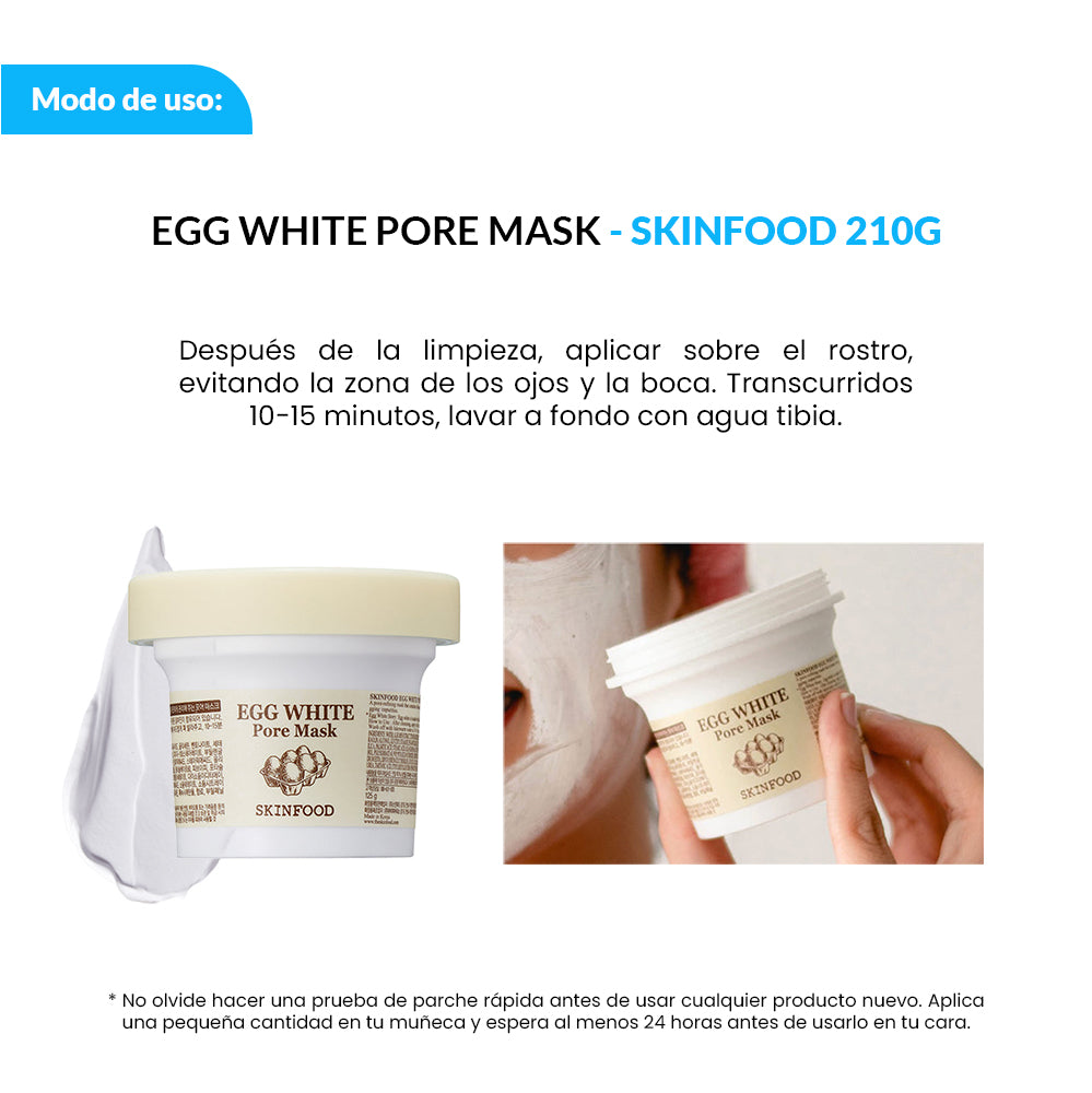 SKINFOOD EGG WHITE PORE MASK 100 GRM