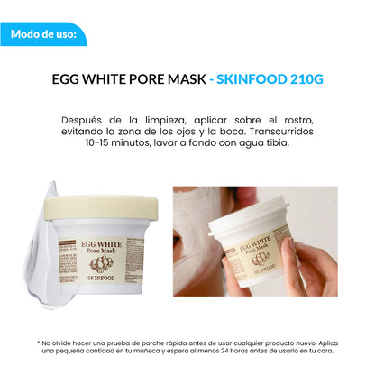 SKINFOOD EGG WHITE PORE MASK 100 GRM