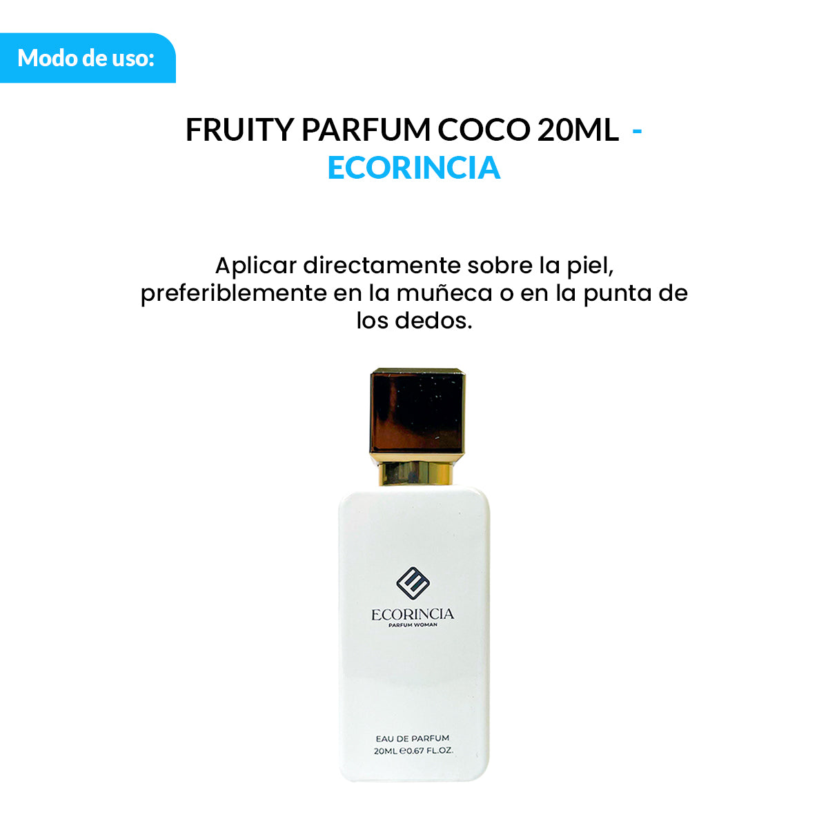 FRUITY PARFUM COCONUT- ECORINCIA