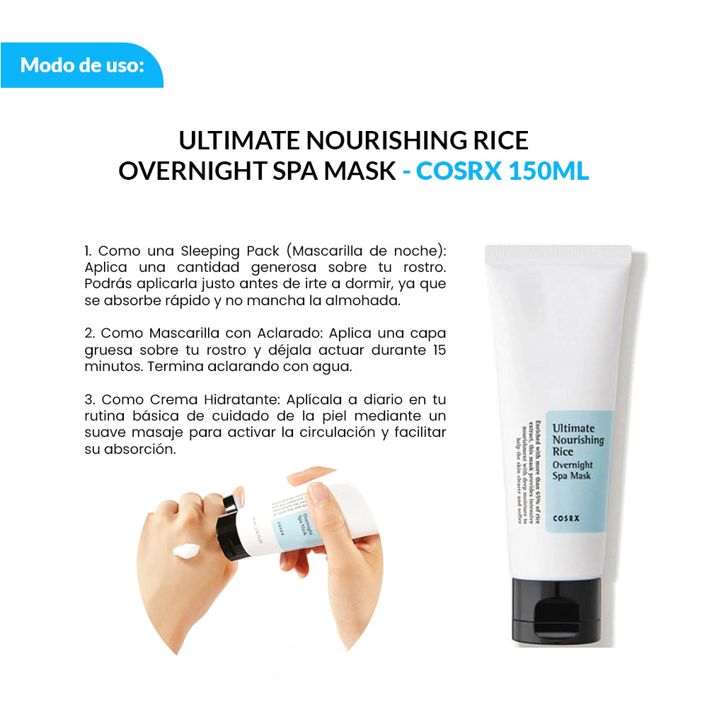 ULTIMATE NOURISHING RICE OVERNIGHT SPA MASK – COSRX 60 ml