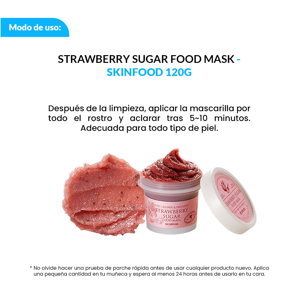 SKINFOOD STRAWBERRY SUGAR FOOD MASK 120 GR