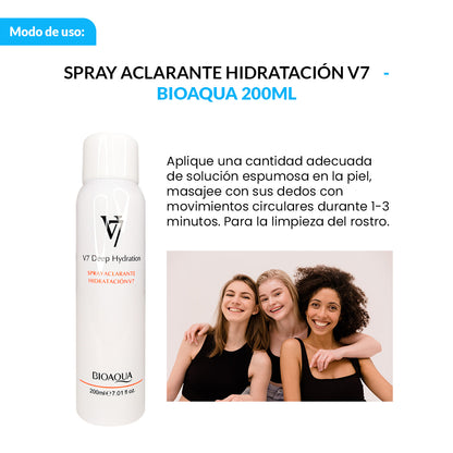 SPRAY ACLARANTE HIDRATACION V7 200ml - BIOAQUA