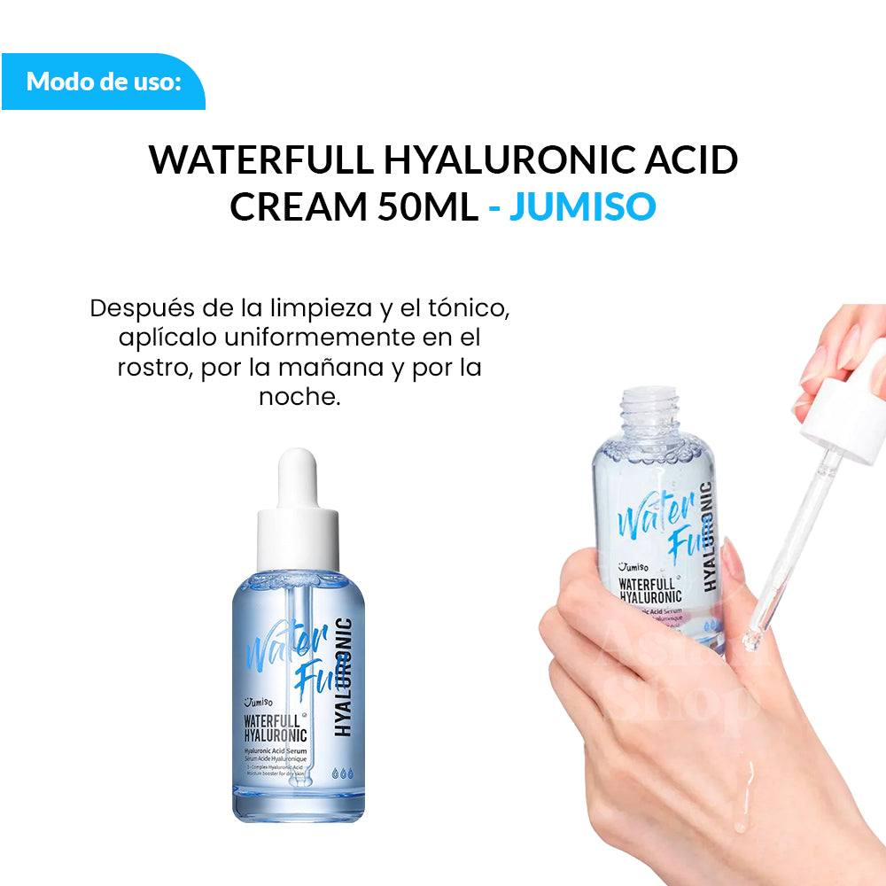 Pack serum + Crema Acid Hyaluronic + Vincha Diadema Spa  - Jumiso