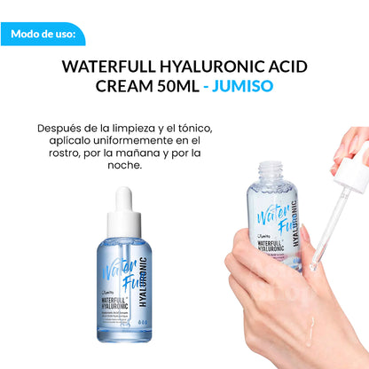 Pack serum + Crema Acid Hyaluronic + Vincha Diadema Spa  - Jumiso