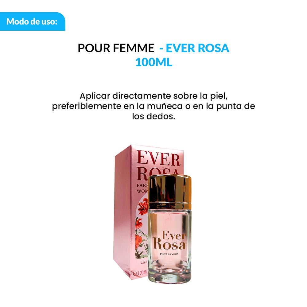 VAPORISATEUR NATURAL SPRAY EAU DE PARFUM - EVER ROSA