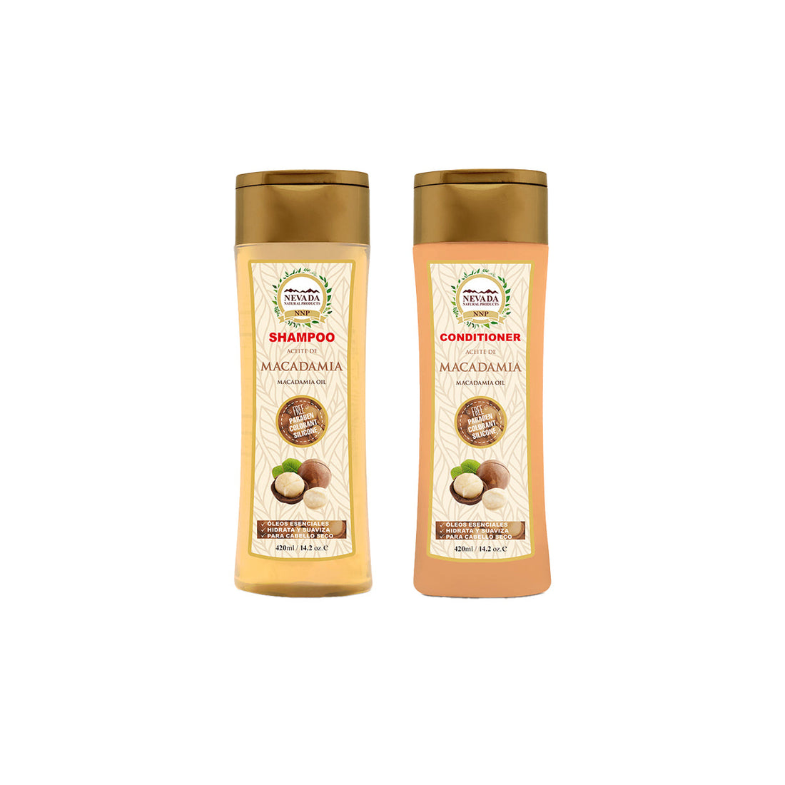 Shampoo + Acondicionador Macadamia 420ml - Nevada