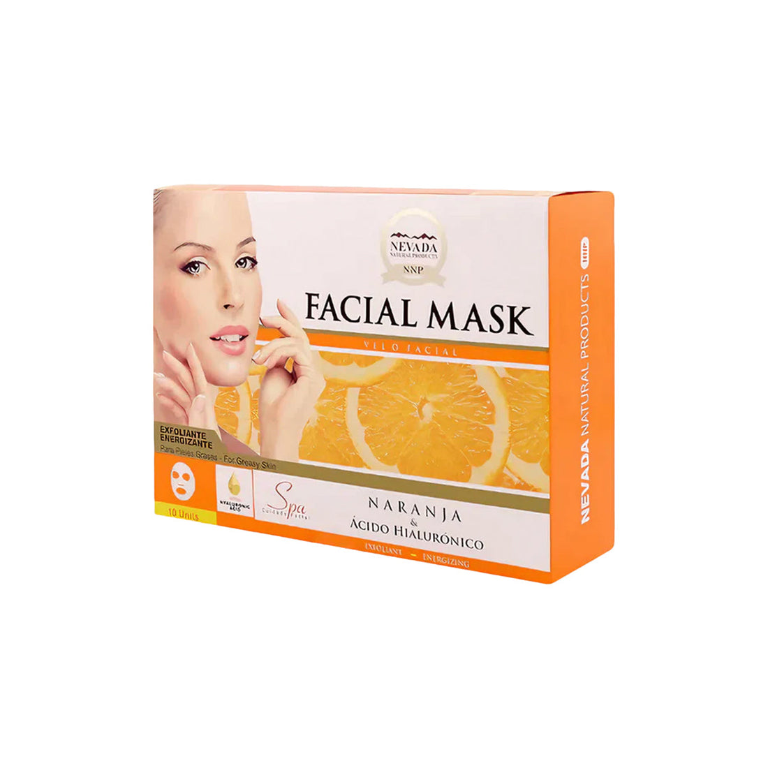 Mascarilla Velo Facial de Naranja x10unds - Nevada
